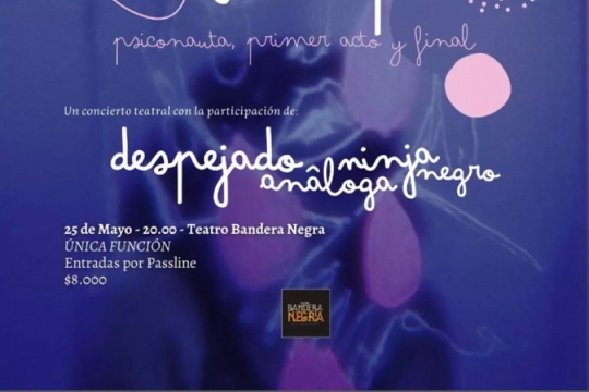 Análoga Presenta Viajera Del Tiempo En Teatro Bandera Negra