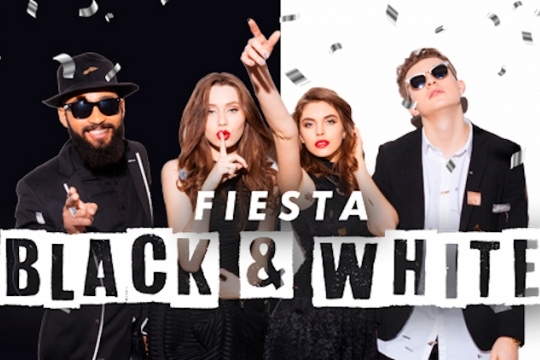 fiesta black  white