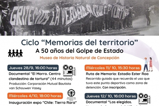 memorias del territorio a 50 anos del golpe de estado