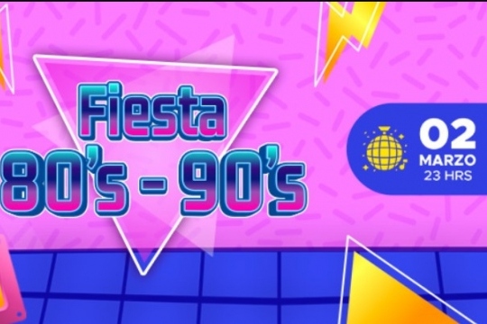 Fiesta 80s - 90s En Marina Del Sol