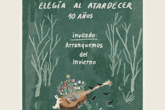 elegia al atardecer en teatro lihuen