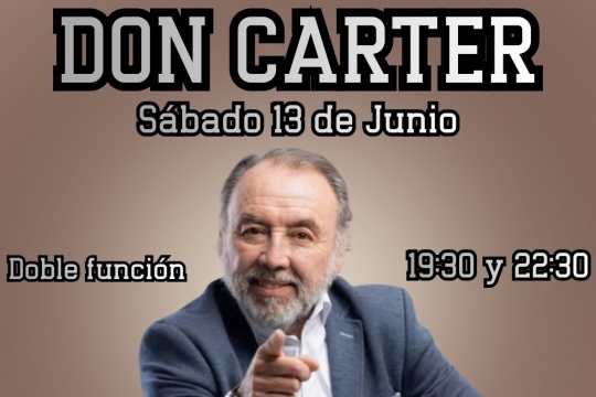 don carter doble funcion en teatro lihuen  concepcion